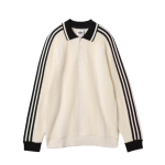 Adidas Originals Kudum Premium Mugav Triibuline Polo Kraega Pullover Kampsun Unisex Kampsun JX3836 S