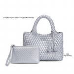 Stiilne k&auml;sitsi kootud naiste korv-kott: Kerge, Luksuslik, Mitmek&uuml;lgne &otilde;lal, Crossbody v&otilde;i k&auml;es kandmiseks. 28x8x19cm