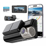 KAWA Dash 4K nutitelefon P&auml;evavalguses pilt H&auml;&auml;l Lihtne nutitelefon Parkimine Liikumine Pidev Avariiline L&ouml;&ouml;k LED Valgusfoor iOS ja Android Jaapani must
