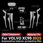 VOLVO XC90 2025 Auto Sisekeskkonna Keskkonsooli Armatuurlaua Kaitsekile Kriimustusvastane Kleebis Tarvikud LHD