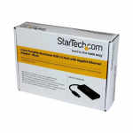USB 3.0 jaotur - STARTECH - ST3300GU3B - 3 porti - Gigabit Ethernet - Alumiinium
