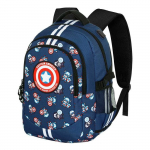 Sac &agrave; dos Running PLUS - Captain America Brave - Bleu - Taille Unique sinine
