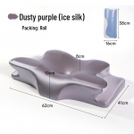 Liblikas M&auml;luvahust Padi: Kaela- ja kaelal&uuml;li tugi ning nullr&otilde;huline kaelakaitse paremaks uneks Ice Silk Version Model MJ8149 helesinine v&auml;rv