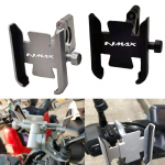 For YAMAHA NMAX155 NMAX125 NMAX 155 125 Universal Motorcycle Accessories handlebar Mobile Phone Holder GPS stand bracket black A