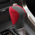 For Lexus NX gear lever cover IS central control modification sticker RX300 LS gear GS suede ES gear shift Y-3-8