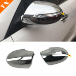 Kroomitud auto k&uuml;ljepeegli katte tagavaate peegli kate kriimustusvastane kleebise raam Kia Sportage 3 tarvikutele Chrome 1