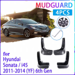 4 PCS Car Mud Flaps for Hyundai Sonata i45 YF 2011 2012 2013 2014 Mudguard Splash Guards Fender Mudflaps Auto