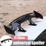 Universal Car Tail Wing mini modifitseeritud autoosade saba s&uuml;sinikkiust must s&uuml;sinik h&otilde;bedane saba mudeli kaunistus 17CM-black