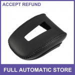 Car Gear Shifting Knob Cover for Mitsubishi Outlander Faux Leather Black 1 pc