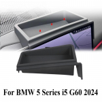 For BMW 5 Series i5 G60 2024 Central Control Navigation Behind Screen Storage Box Dash Organizer Tray Accessories must