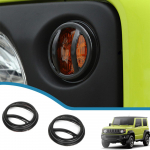 Auto eesmise suunatule lambi kaitse kate jaoks Suzuki Jimny JB64 JB74 -2023 lambikatted v&auml;listarvikud Black 2Pieces