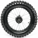 Tagaratta velg rehv 90/100-14 tolli Tagumine ratas Rehvi velg Apollo krossimootorrattale 125cc/140/150/160cc Must must
