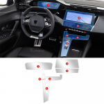 Peugeot 408 2024 2025 Autole GPS-navigatsiooniekraani kaitsekile K&auml;igukasti paneeli TPU kleebis Sisekile left seat driver