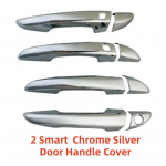Chrome Retrofit Car Accessory Door Handle Covers Trim Paste Style For Hyundai Sonata 8 2015 2016 2017 2018 Paste style Right-hand driving