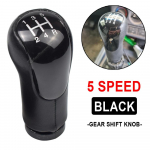 GAITOR SHIFT BOOT GAITER FRAME MATTE CHROME For Ford FIESTA MK6 02-08 gear shift cover GEAR SHIFTS KNOB Fusion Transit Connect 5-Speed Black