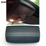 Must autoklaaside karp P&auml;ikeseprillide hoidik Panipaik VW Golf 5 MK5 Golf 6 MK6 Passat B6 2010 2011 jaoks must
