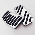 For Hyundai Venue  Aluminum Alloy AT Car Foot Pedals Accelerator Brake Pedal Pad Cover car Accessories 2pcs/set VENUE Letter