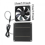 P&auml;ikesepatareiga katuseventilaator 20W Veekindel P&auml;ikesepaneeliga Ventilaator Tuulepuhur Kasvuhoonele Garaažile Koerakuudile Kanakuudile Koerakuudile Katusealusele Kuurile Katusele Lemmikloomadele