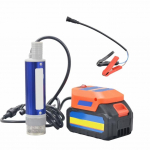 Liitiumaku pump (ilma akuta) K&otilde;igile-Krokodilliklamber Traatklambrid MT 18V Aku jaoks 12V 40-60L/min Sobib Diiselmootorile-&otilde;li Vesi CN
