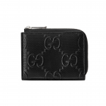 Gucci Monogramm Logo Reljeefne Nahast Rahakott Meeste Rahakotid Must 657571-1W3AN-1000 Gift Set(Basic Set+Box+Shopping Bag)