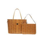 MCM Liz Klassikaline Monogramm Kahepoolne Suure Mahutavusega Ostukott &Otilde;lakott L&otilde;uendist ja Nahast K&auml;ekott Keskmine Naiste tote MWP7AVI22CO001 Basic Set (Bag+Dust Bag)