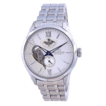 Renoveeritud Orient Star Contemporary Limited Edition 70. aastap&auml;eva Open Heart Automaatne RE-AV0B01S00B 100M Meeste k&auml;ekell valge