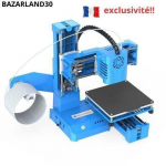 BAZARLAND30.Imprimante 3D K9 pour D&eacute;butants, Mini Machine d'Impression 3D, Faible Bruit, Compatible avec WiPrintPLA TPU, 1.75mm