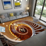 3D P&ouml;&ouml;rleva Trepi Illusiooniga Vaip Elutoa Ala Vaip Magamistoa Kodu Kaunistus Voodi K&otilde;rval Libisemisvastane P&otilde;randamatt Pestav 80x120cm 31x47 inch