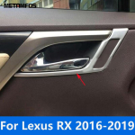 For Lexus RX 2016 2017 2018 Matte ide Door Handle Bowl Cover Trim Molding Sticker Interior Accessories Car Styling gray