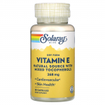 Solaray, E-vitamiin, kuiv vorm, 268 mg, 50 kapslit
