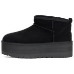 UGG CLASSIC ULTRA MINI Fliisvoodriga, Klassikaline Minimalistlik Stiil, Mitmek&uuml;lgsed L&uuml;hikesed Lumesaapad Naistele Must 1135092BLK- 40