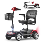 SWEETRICH S1 SPORT Eakate liikumisroller 12AH pliiakuu aku 300W mootor 9-tollised t&auml;iskummist rattad 15KM s&otilde;iduulatus 136KG maksimaalne koormus punane