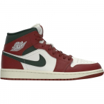Jordan 1 Mid Redstone Midnight Green 37.5