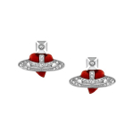 Vivienne Westwood Teemant S&uuml;dame As&uuml;mmeetriline S&uuml;dame Kristallk&otilde;rvar&otilde;ngad Naiste k&otilde;rvar&otilde;ngad H&otilde;be Punane 6201033K02P383P383 Box