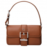 Michael Kors MK Colby Klapiga Kinnitus Reguleeritav &Otilde;larihm Nahast T&otilde;mblukuga &Otilde;lakott Keskmine Naiste kotid Pruun 30S4SBAL2L-LUGGAGE Basic Set (Bag+Dust Bag)