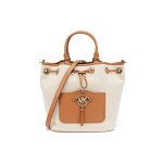 Michael Kors Kirjalogo V&auml;rviplokk Puuvill-Pol&uuml;ester Kandekott Naiste kotid Beež 30T1G2AM6C-NATURAL Basic Set (Bag+Dust Bag)