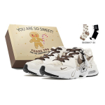 Nike Air Max Fusion Maillard Style, Coffee Bear, Detachable Charm Mesh Low top Casual Shoes Women's Brown White CJ1671-100(TeamS-S-BOX) 36.5 beige
