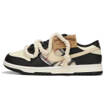 Nike Dunk Low top Skateboard Shoes Men's Beige Yellow Black DD1391-100(Team82-) 44.5 beige