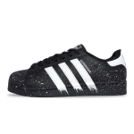 Adidas Originals SUPERSTAR Vast And Boundless Abrasion Resistant Low top Skateboard Shoes Unisex Black White EG4959(Team701-) 37⅓ black