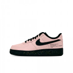 Nike Air Force 1 Abrasion Resistant Height Increasing Low top Skateboard Shoes Unisex Black Pink CW2288-001(Team577-1.0) 35.5