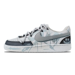 Nike Court Vision 1 Trendikas Graffiti S&uuml;nteetiline Nahk Libisemisvastane Polsterdus Libisemisvastane Polsterdus Madal s&auml;&auml;reosa DH2987-101(Team60-) 38