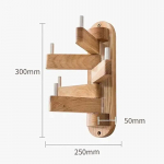 Elutoa Riidepuu T&auml;ispuit Tamm Organiseerijad Toa jaoks Riidepuu Seinale Paigaldatavad Mantliriiulid Magamistuba Riietusruumid Kingitus