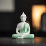 Sakyamuni Buddha kuju figuur, Tathagata Buddha figuur, keraamiline lamp, ring elutuppa, suitsutusruum, kodu dekoratsioon