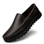 Meeste Vabaaja Ehtsa Nahast Mokassiinid Kevad Suvi Kingad S&otilde;idukingad Disainer Mokassiinid Meeste Mokassiinid Madalad Slip-on Kontorikingad 45 must