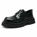 Br&auml;ndi Meeste Kingad Formaalne Roheline L&auml;ikiv Nahast Kingad Meestele Paeladega Oxfords Meestele Pulmapidu Kontor Business Casual Kingad Mehed 38 roheline