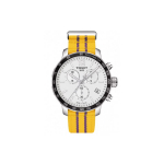 Tissot Quickster Series Kvartsmehhanismiga NBA Eriv&auml;ljaanne Kvartsikell Los Angeles Lakers Meeste kellad Valge Teras Nailon T095.417.17.037.05 Purple/Gold Strap