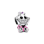 Pandora Joonisfilm Alice Imedemaal Cheshire'i kassi ripats Unisex Ripats 798850C01 Silver/Pink