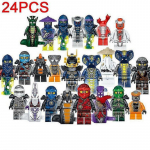 2023-komplekt 24 tk Ninjago minikujukest ehitusklotse Laste m&auml;nguasjad Laos Z