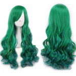 Soowee S&uuml;nteetiline Ombre V&auml;rviline Cosplay Parukas Tukaga Punane Kollane Lilla Roheline Sinine Parukad Mustadele Naistele 28inches