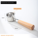 K&auml;epide DeLonghi EM450M Itaalia masinale Nr 304 roostevaba teras koos alumiste tarvikutega 51mm Kohvit&ouml;&ouml;riistad puidust pruuni v&auml;rvi